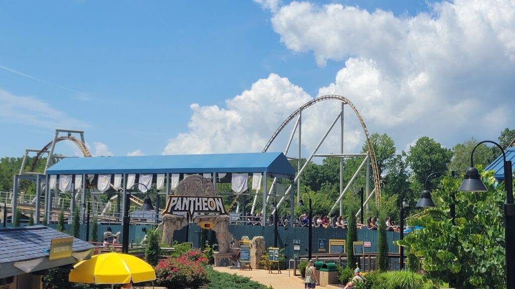 Pantheon roller coaster
