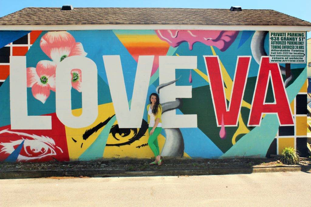 LOVE Mural in NEON Arts District