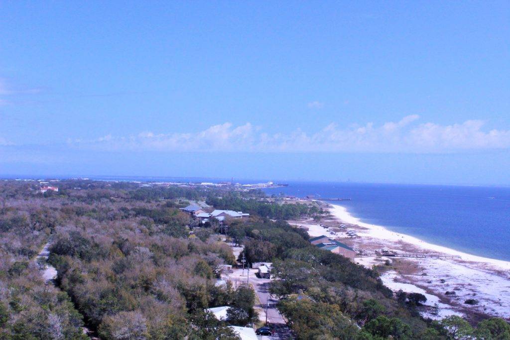 Pensacola Shoreline from the top of the Lighthouse