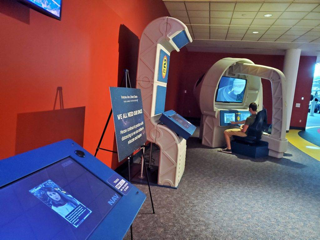 Interactive space exhibits at Virginia Air & Space Science Center