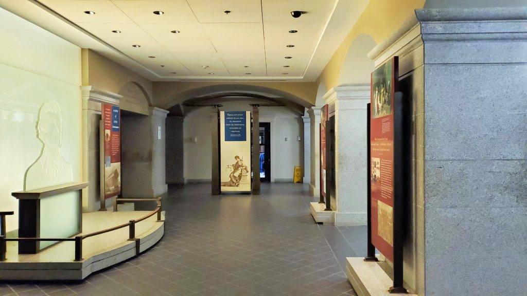 There is a "hidden" museum underneath the Jefferson Memorial