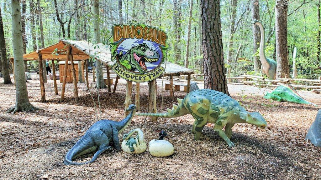 Dinosaur Trail at Virginia Living Museum