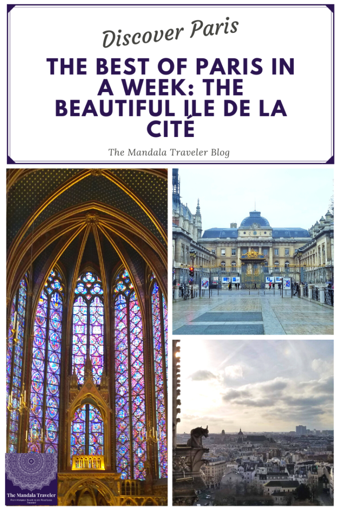 Pinterest pin for The Ile de la Cité