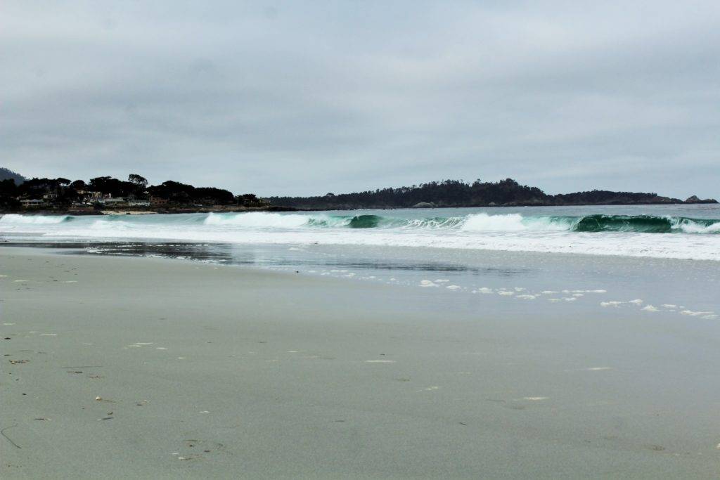 big waves at Carmel Beach