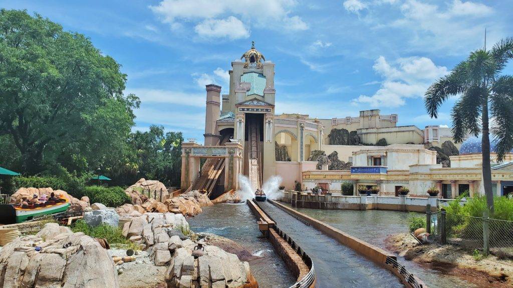 Journey to Atlantis ride at Seaworld