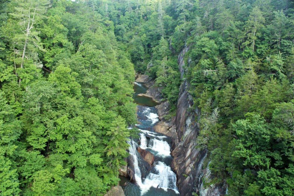 L'Eau d'Or Falls in Tallulah Gorge SP