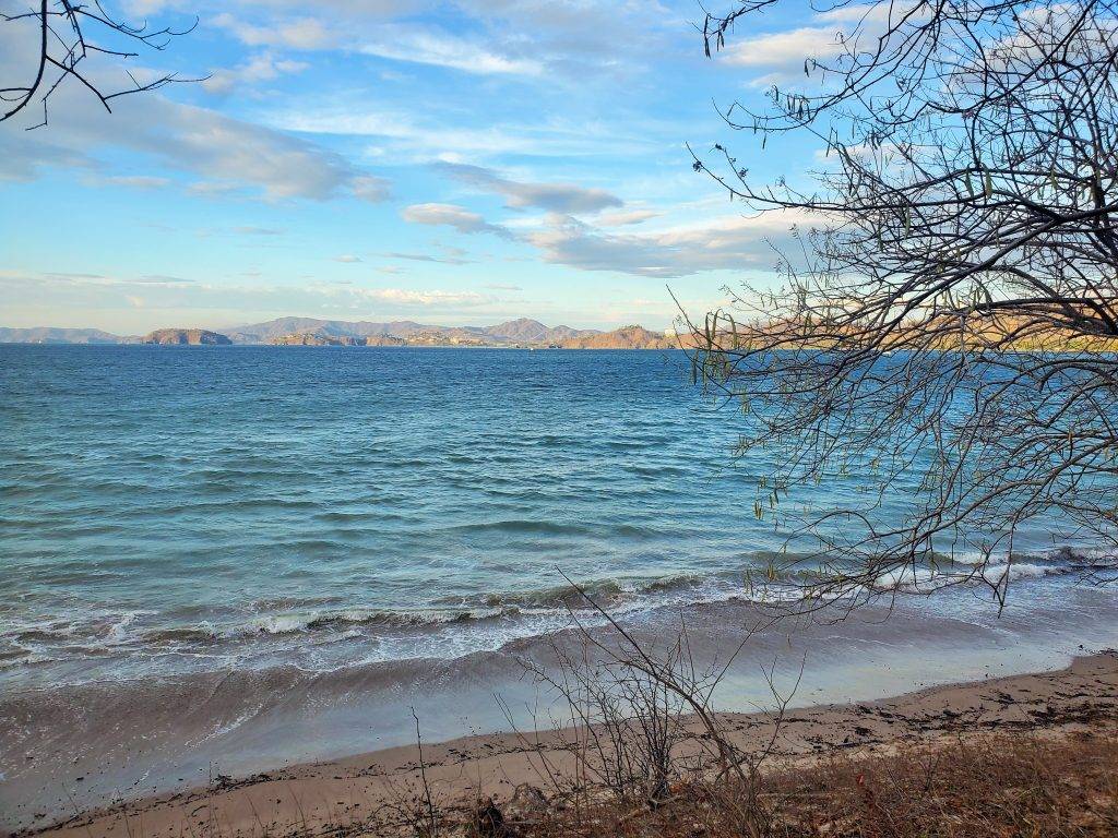 high tide on Playa Conchal 