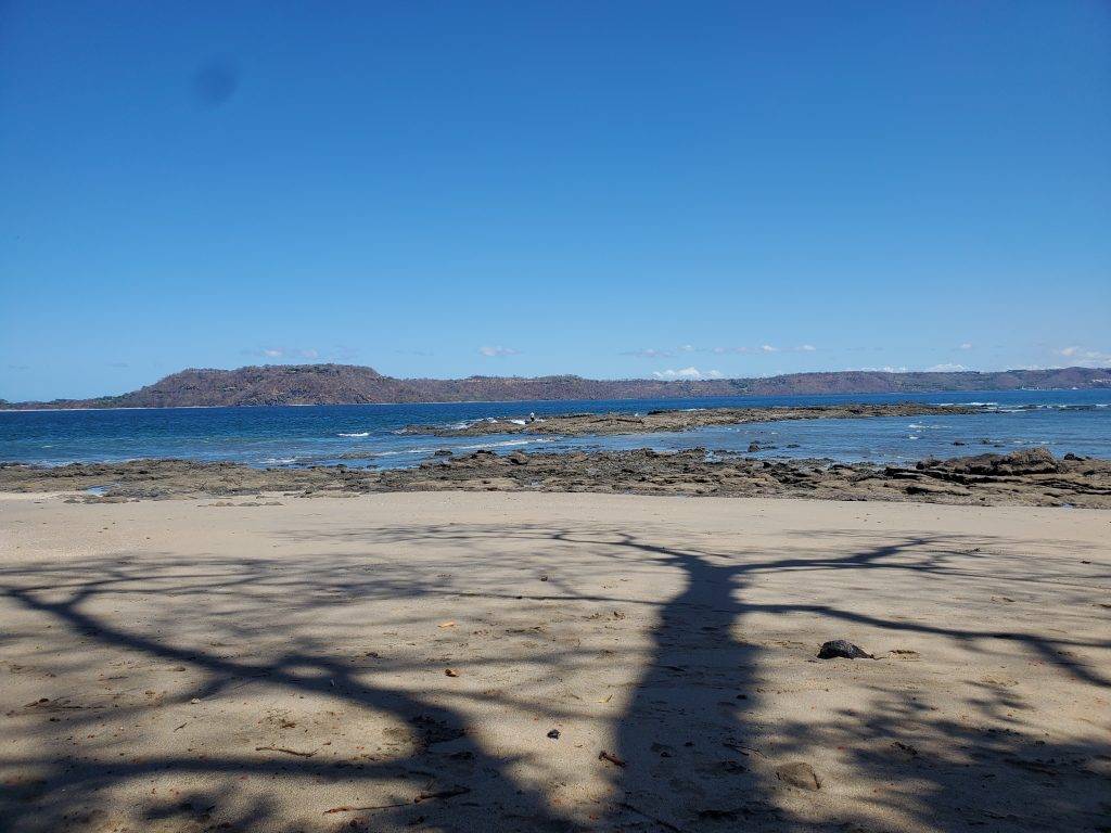 Playa Buena with the reef in the distance