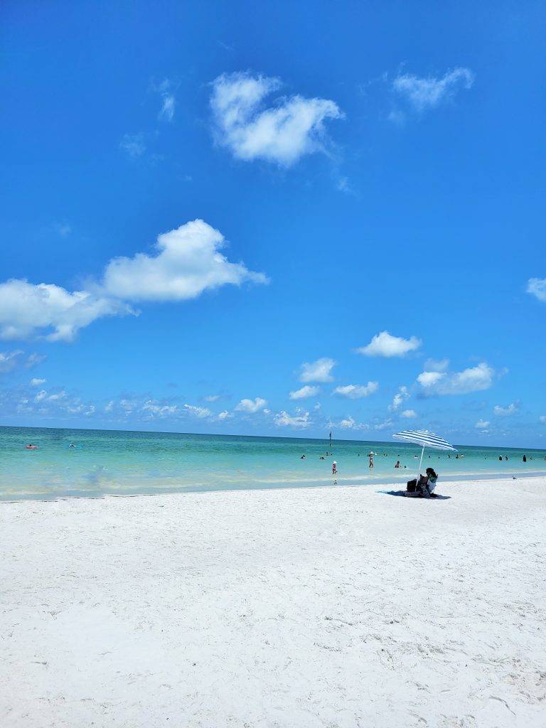 Clearwater beach in Florida