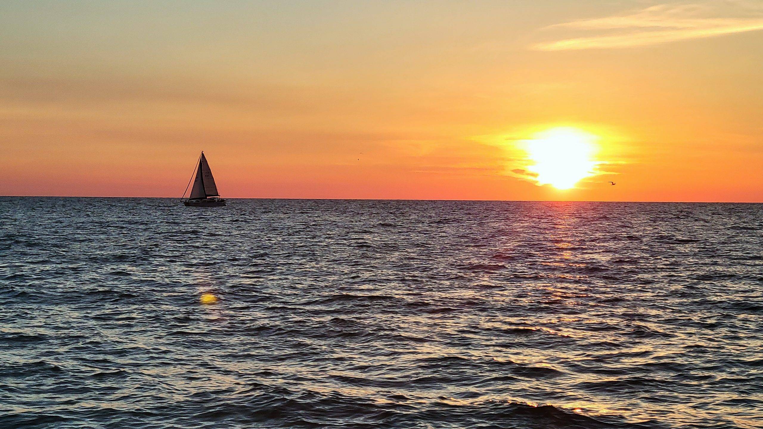 sun set from Clearwater florida