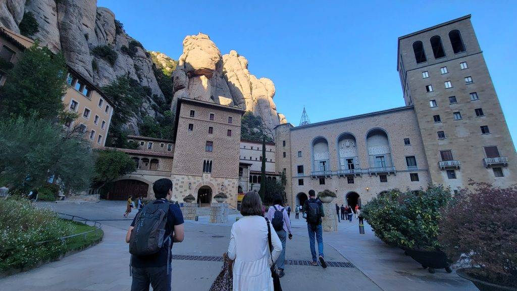 Entrance to the Montserrat Monastery