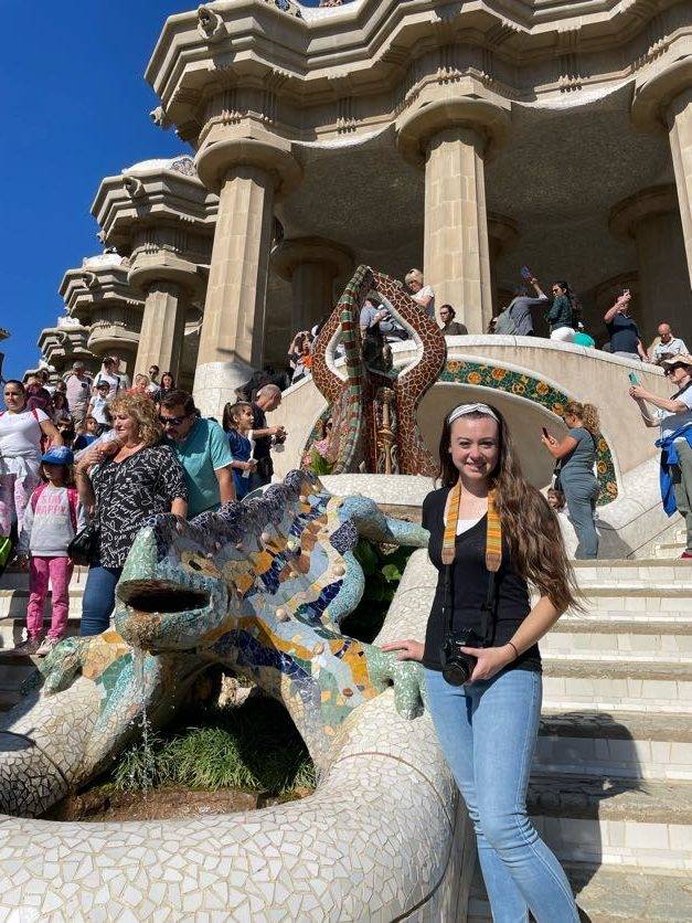 Dragon fountain in Park Guell