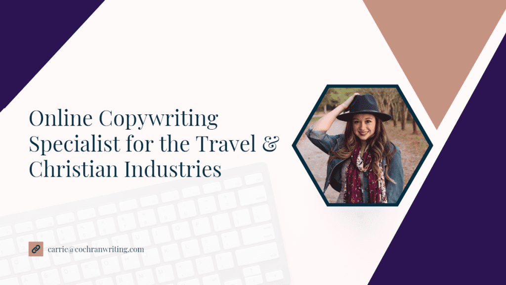Graphic banner for cochran writing and editing
