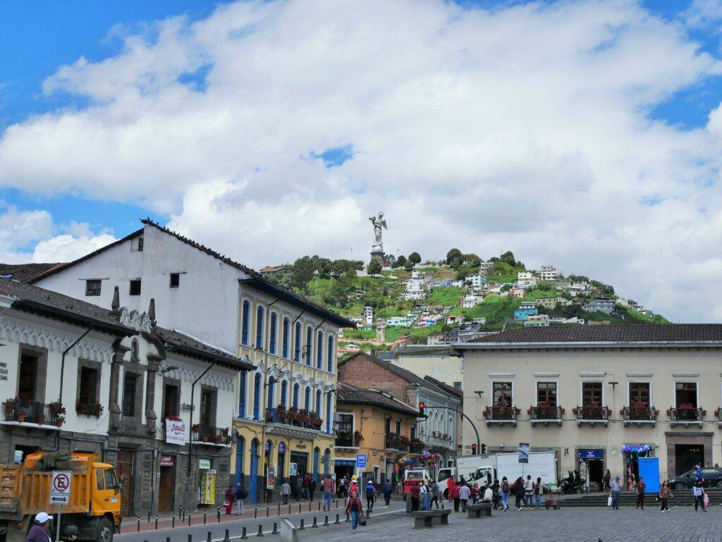 Virgin de Panecillo in Quito, Ecuador