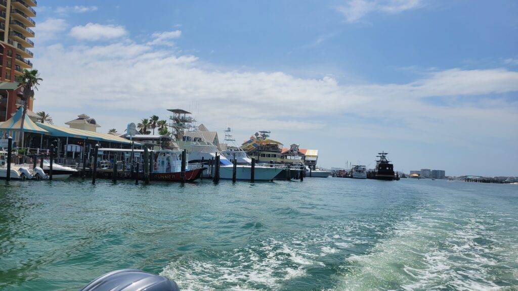 The dock in Destin