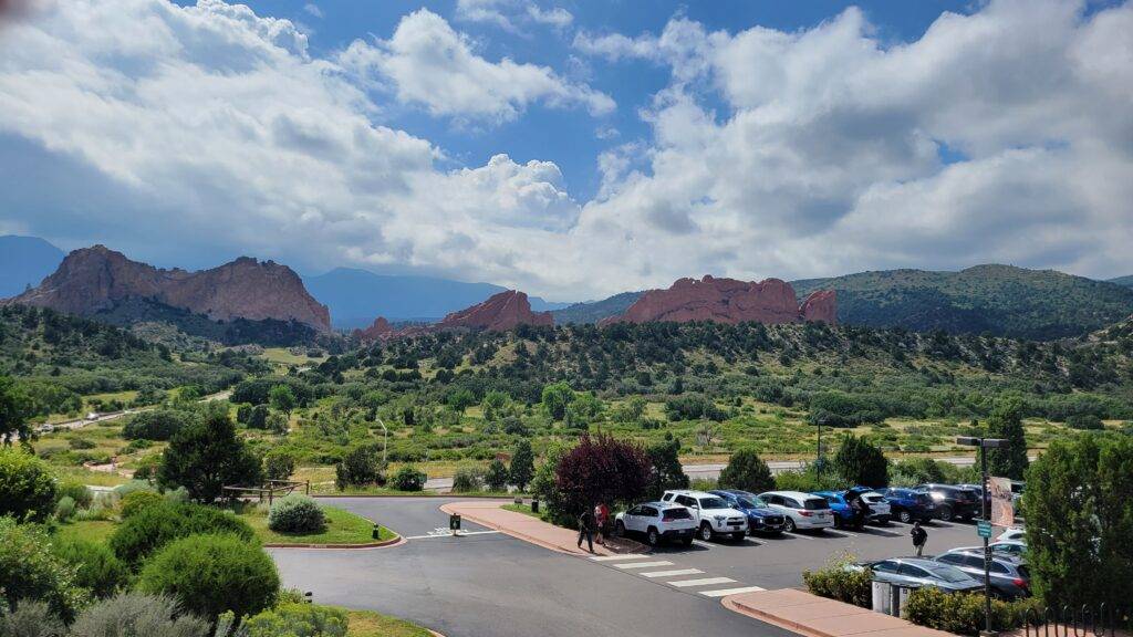 Garden of the Gods from the Visitor's Center