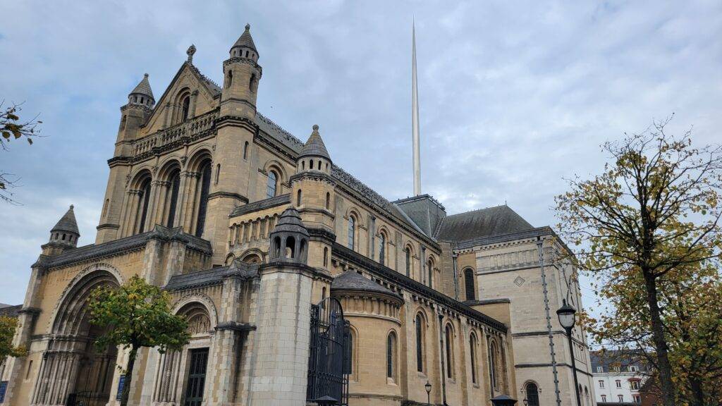 The Spire of Hope and St. Anne's Cathedral in Belfast