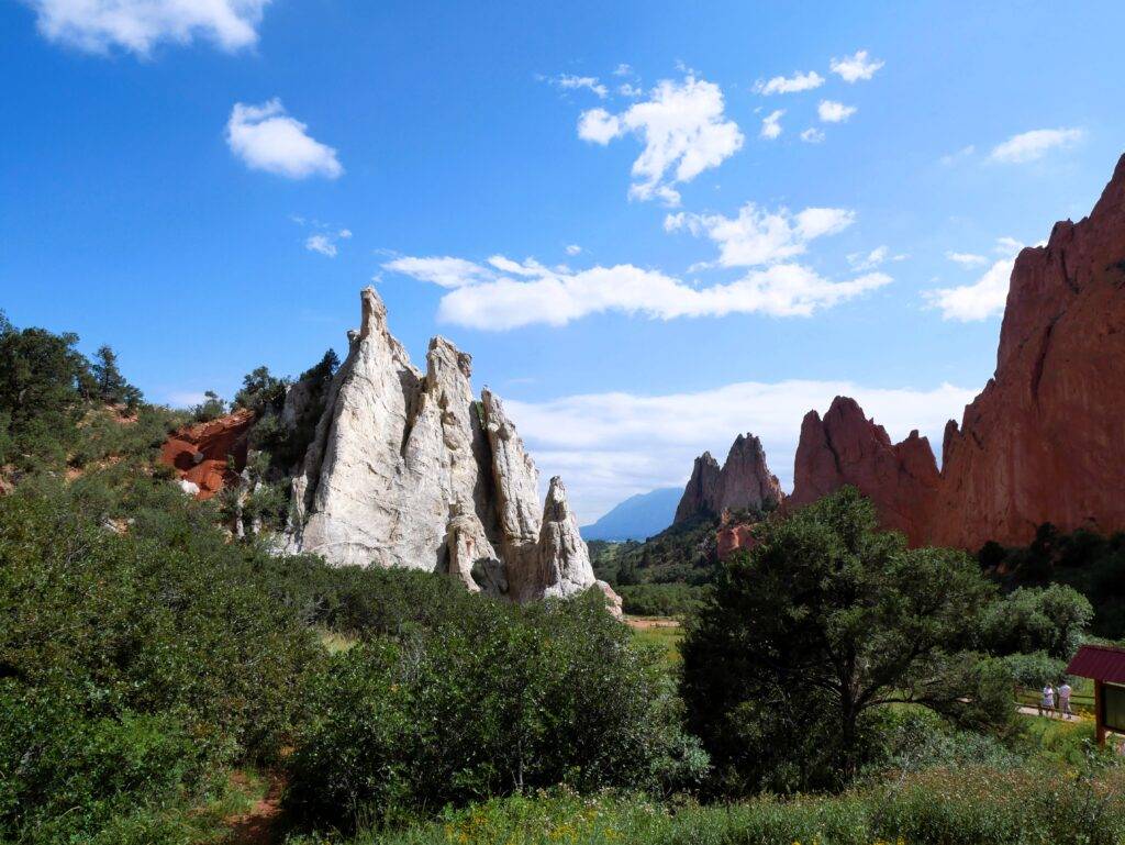 The Garden of the Gods near the Kissing Camels Colorado