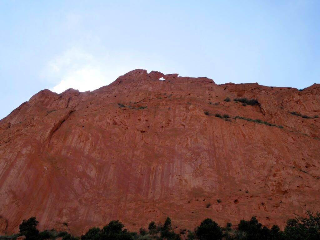 Kissing camels rock formation at Garden of the Gods