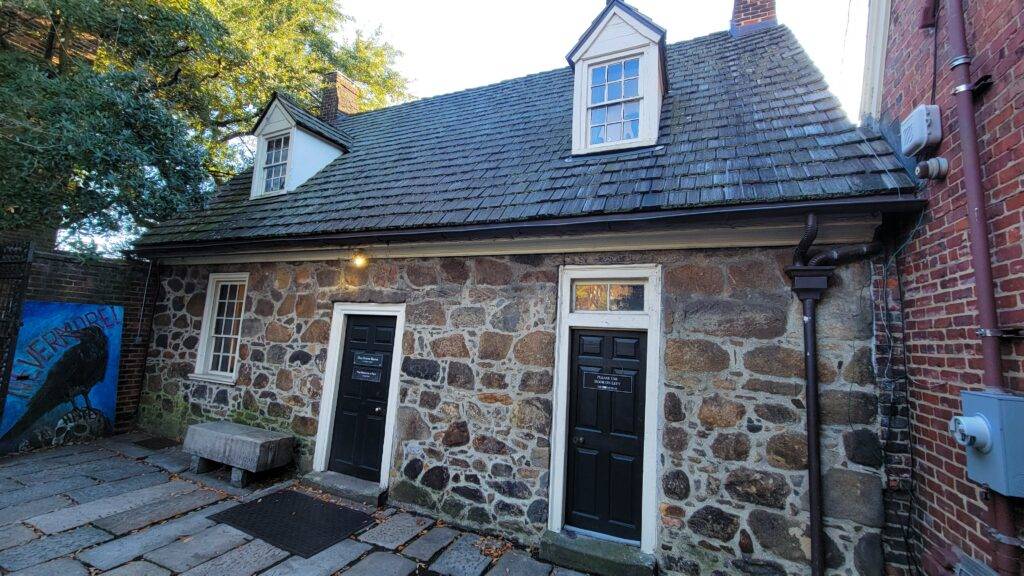 The stone house at the Poe museum
