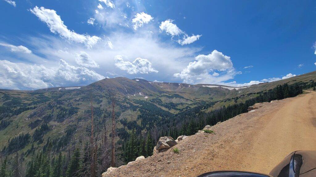 Old Fall River Road in Rocky Mountain National Park 