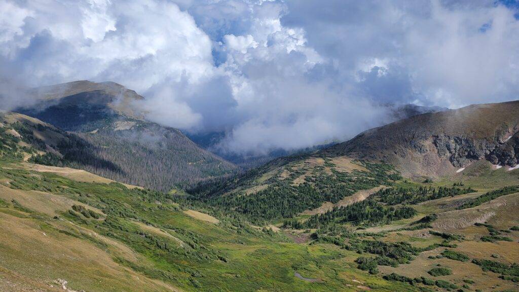 foggy mountains