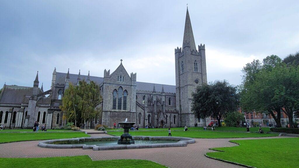 St. Patrick's Cathedral exterior in Dublin