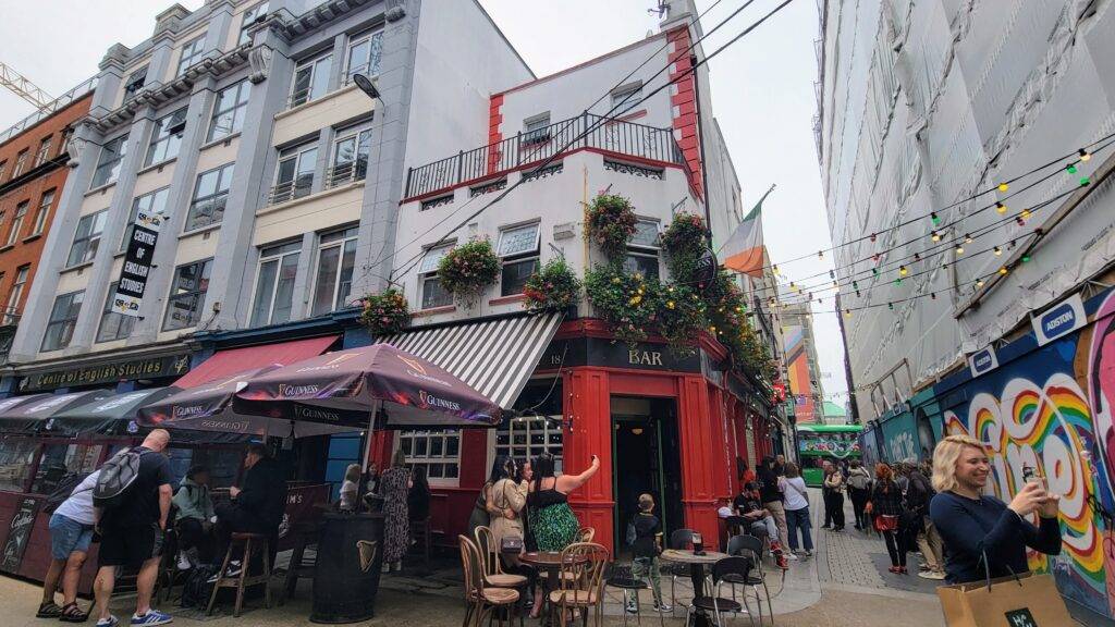 Temple Bar area Dublin