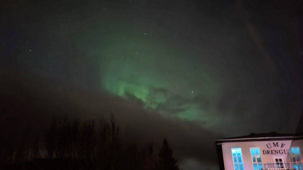 Northern Lights near Reykjavik, Iceland