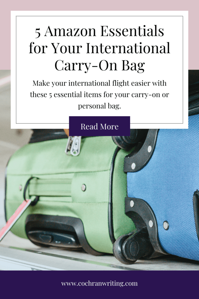 Pinterest Pin International Carry-on Bags Essentials