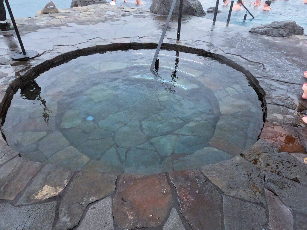 Plunge pool at Sky Lagoon Iceland
