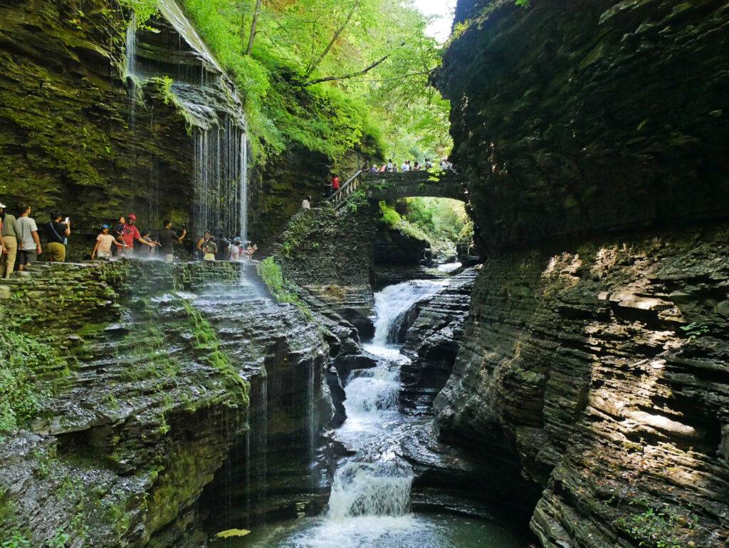 gorge Trail waterfall Watkins Glen
