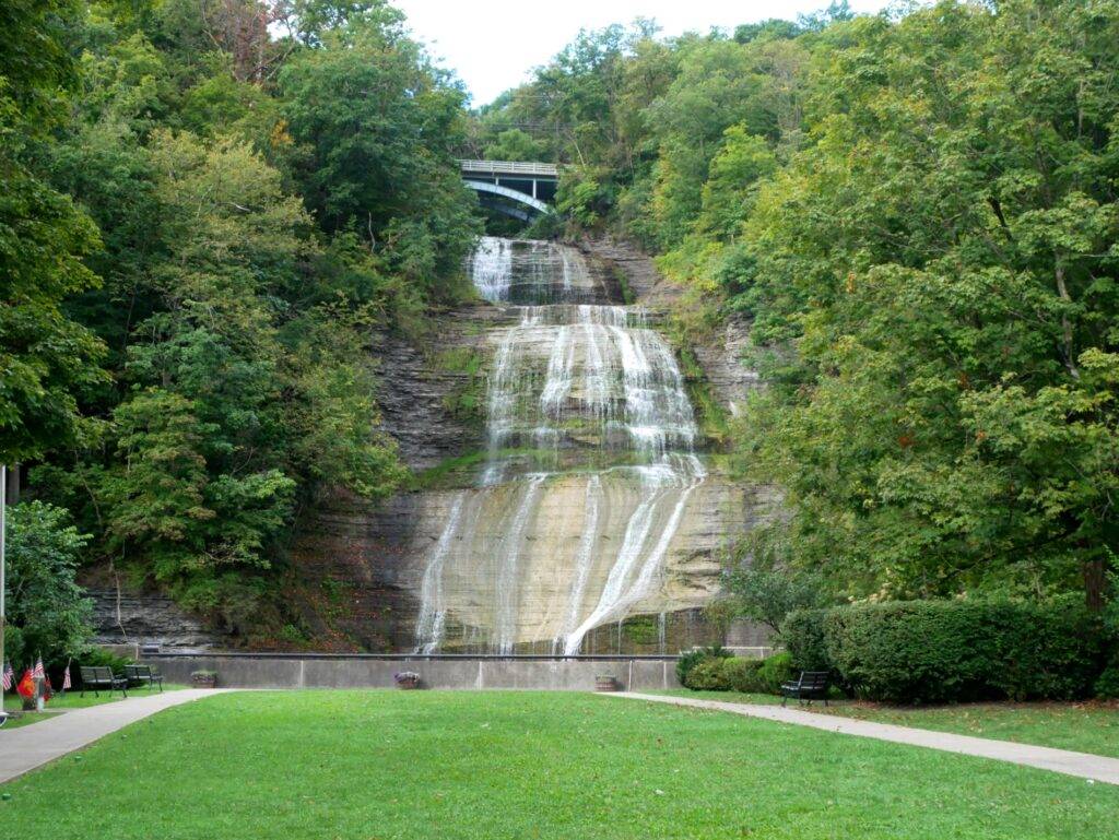 Shequaga Falls Park in Montour Falls near Watkins Glen