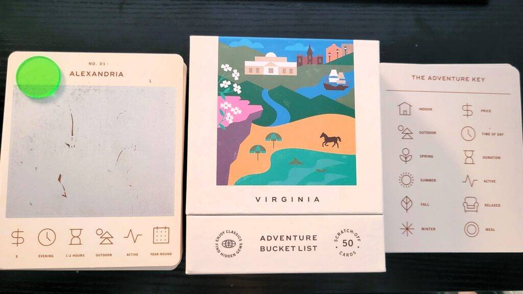 RIO Adventure Bucketlist Cards gifts for travelers