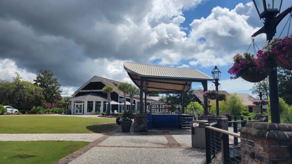 Outdoor theater at Barefoot Landing Myrtle Beach