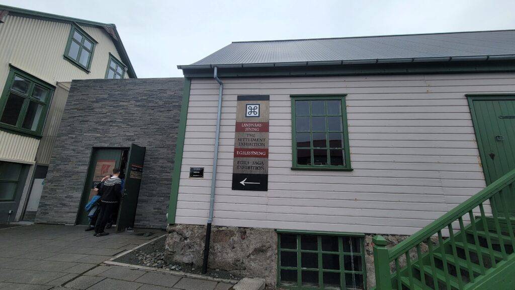 Settlement center in borgarnes, Iceland