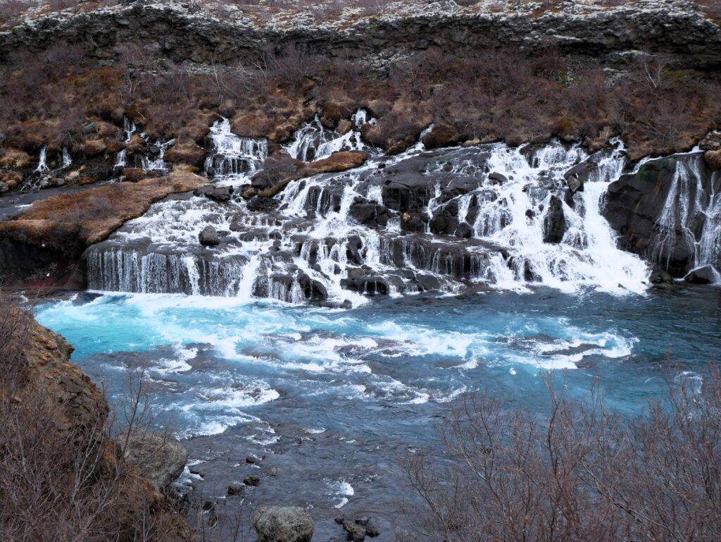Hraunfossar waterfall, Iceland